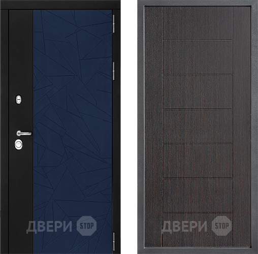 Входная металлическая Дверь Дверной континент ДК-9 ФЛ-Лайн Венге в Луховицах