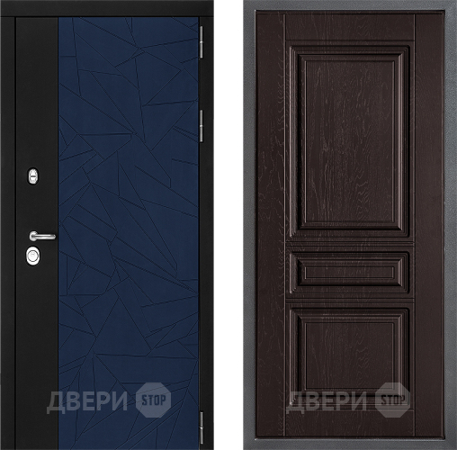 Входная металлическая Дверь Дверной континент ДК-9 ФЛ-243 Дуб шоколадный в Луховицах