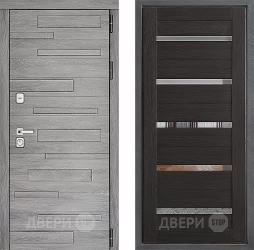 Входная металлическая Дверь Дверной континент ДК-10 ФЛ-47 Венге в Луховицах
