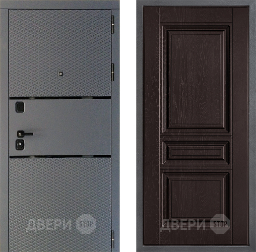 Дверь Дверной континент Диамант Дизайн ФЛ-243 Дуб шоколадный в Луховицах