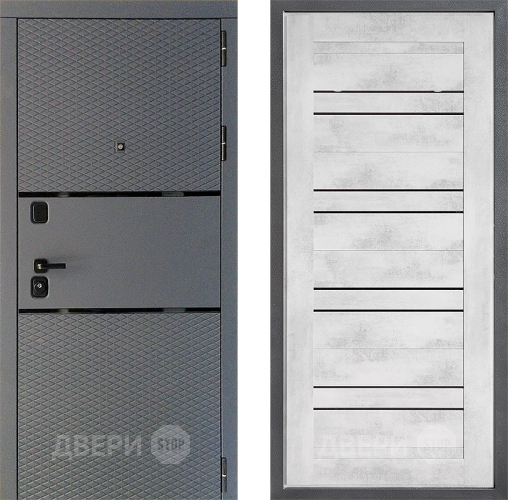Дверь Дверной континент Диамант Дизайн ФЛ-49 Бетон снежный в Луховицах