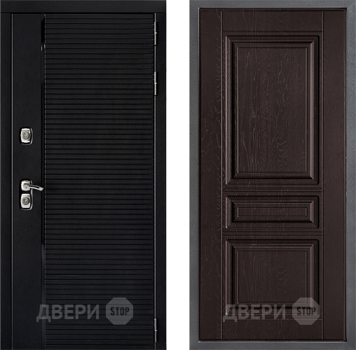 Дверь Дверной континент ДК-1 ФЛ-243 Дуб шоколадный в Луховицах