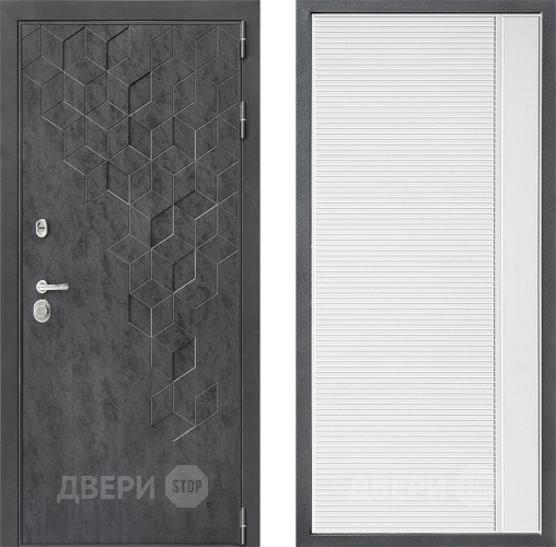 Дверь Дверной континент ДК-3/713 ФЛ-757 Белое Стекло Софт милк в Луховицах