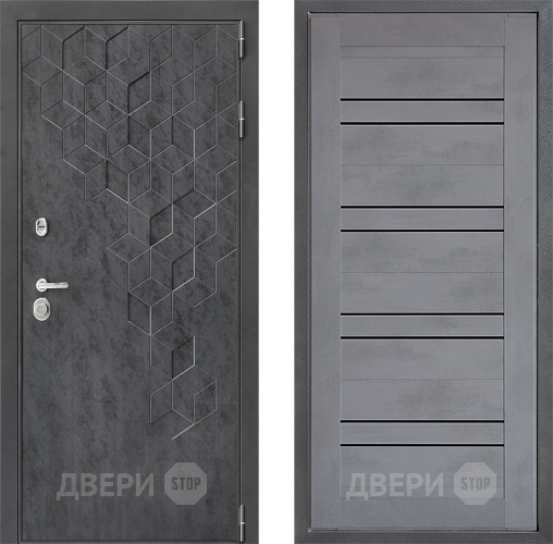 Дверь Дверной континент ДК-3/713 ФЛ-49 Бетон серый в Луховицах