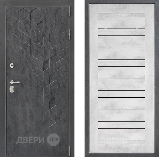 Дверь Дверной континент ДК-3/713 ФЛ-49 Бетон снежный в Луховицах