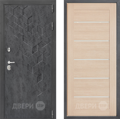 Входная металлическая Дверь Дверной континент ДК-3/713 ФЛ-46 Капучино в Луховицах