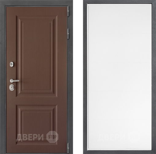 Входная металлическая Дверь Дверной континент ДК-3/729 ФЛ-649 Белый софт в Луховицах