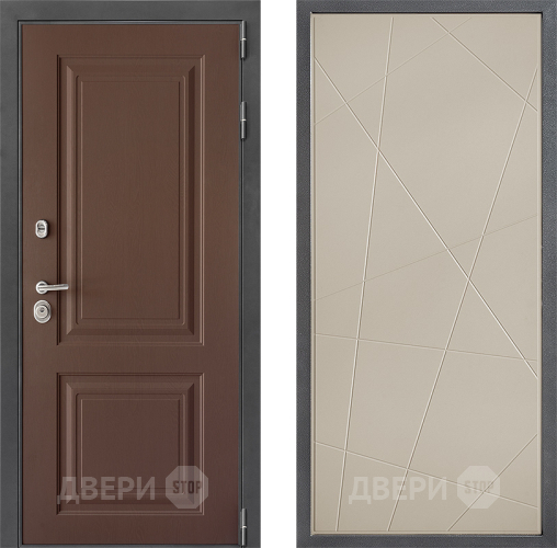 Входная металлическая Дверь Дверной континент ДК-3/729 ФЛ-655 Капучино в Луховицах