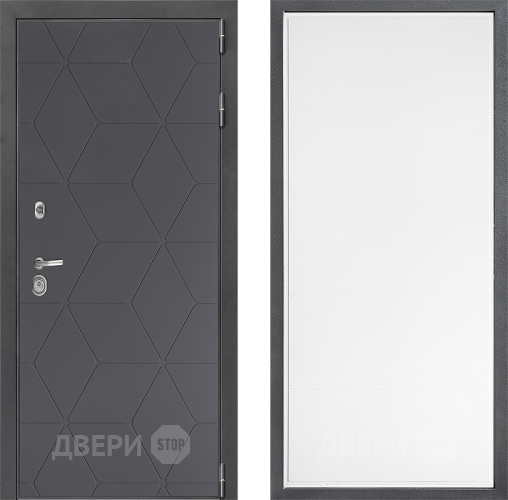 Входная металлическая Дверь Дверной континент ДК-3/744 ФЛ-649 Белый софт в Луховицах