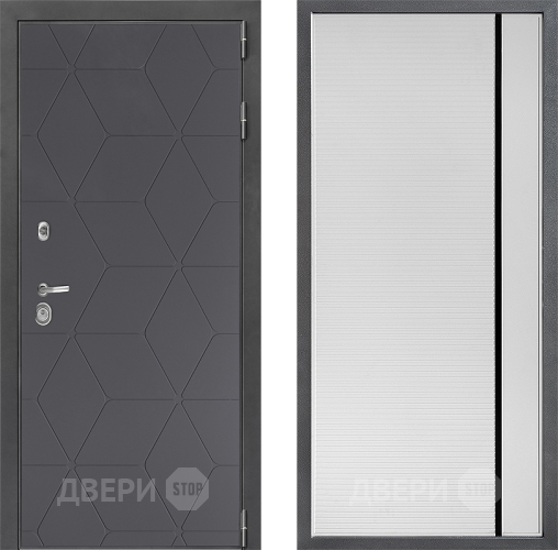 Дверь Дверной континент ДК-3/744 ФЛ-757 Черное Стекло Софт милк в Луховицах