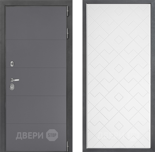 Дверь Дверной континент ДК-3/649 ФЛ-Тиффани Белый софт в Луховицах