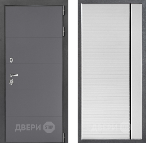 Дверь Дверной континент ДК-3/649 ФЛ-757 Черное Стекло Софт милк в Луховицах