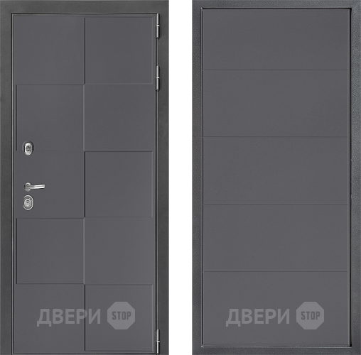 Входная металлическая Дверь Дверной континент ДК-3/606 ФЛ-649 Графит софт в Луховицах