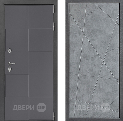 Дверь Дверной континент ДК-3/606 ФЛ-655 Бетон серый в Луховицах