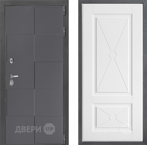 Входная металлическая Дверь Дверной континент ДК-3/606 ФЛ-617 Софт милк в Луховицах