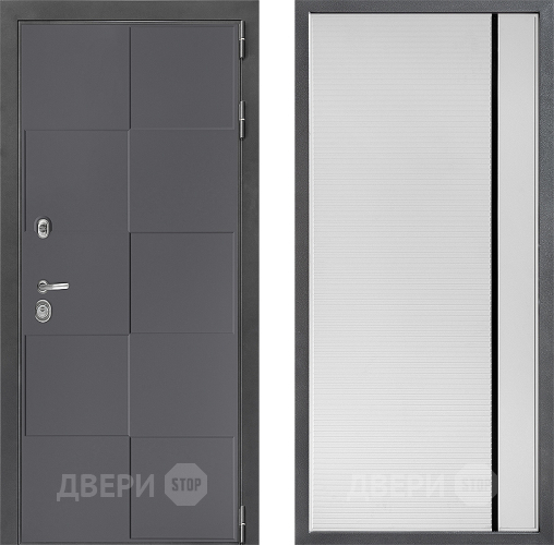 Дверь Дверной континент ДК-3/606 ФЛ-757 Черное Стекло Софт милк в Луховицах