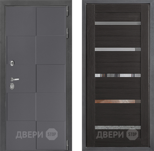 Входная металлическая Дверь Дверной континент ДК-3/606 ФЛ-47 Венге в Луховицах