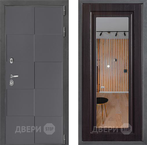 Дверь Дверной континент ДК-3/606 ФЛЗ Зеркало Венге в Луховицах