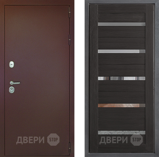 Дверь Дверной континент Рубикон Медь Дизайн ФЛ-47 Венге в Луховицах