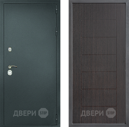 Дверь Дверной континент Рубикон Серебро Дизайн ФЛ-Лайн Венге в Луховицах