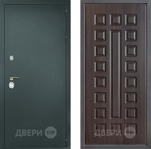 Дверь Дверной континент Рубикон Серебро Дизайн ФЛ-183 Венге в Луховицах