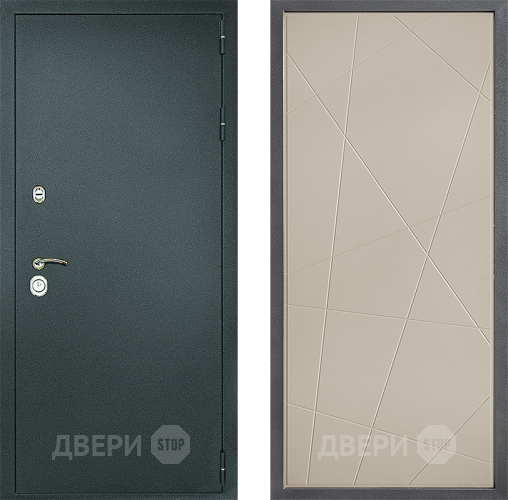 Дверь Дверной континент Рубикон Серебро Дизайн ФЛ-655 Капучино в Луховицах