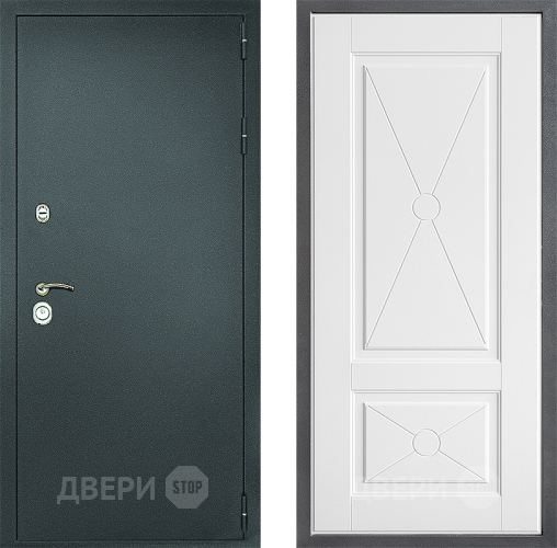 Входная металлическая Дверь Дверной континент Рубикон Серебро Дизайн ФЛ-617 Софт милк в Луховицах
