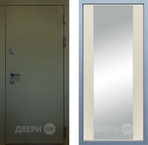 Входная металлическая Дверь Дива МД-61 Д-15 Зеркало Шампань в Луховицах