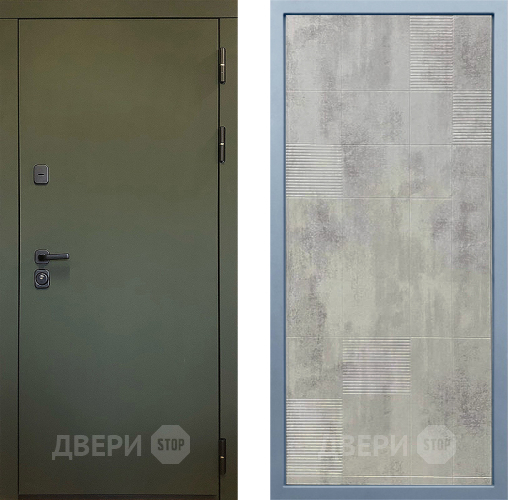 Дверь Дива МД-61 Д-4 Бетон темный в Луховицах
