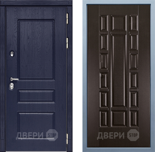 Входная металлическая Дверь Дива МД-45 М-2 Венге в Луховицах