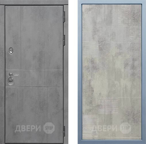 Входная металлическая Дверь Дива МД-48 Д-4 Бетон темный в Луховицах
