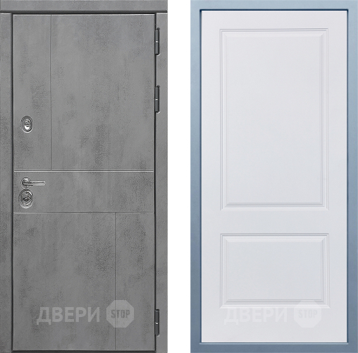 Входная металлическая Дверь Дива МД-48 Д-7 Белый в Луховицах