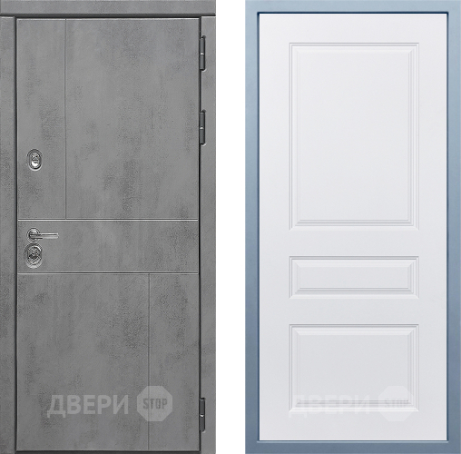 Входная металлическая Дверь Дива МД-48 Д-13 Белый в Луховицах