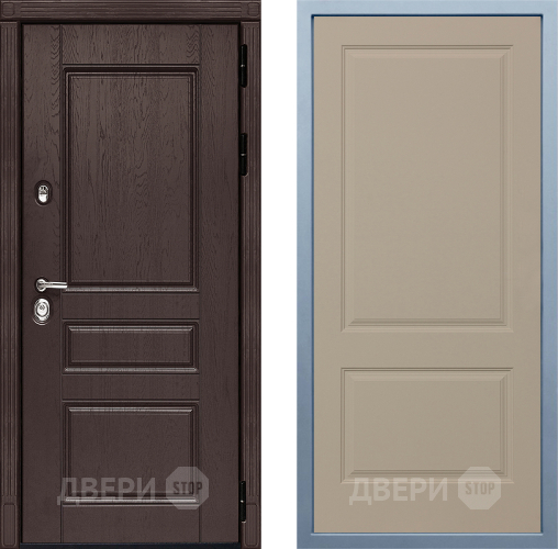 Входная металлическая Дверь Дива МД-90 Д-7 Шампань в Луховицах