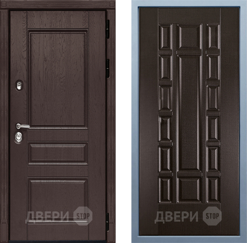 Входная металлическая Дверь Дива МД-90 М-2 Венге в Луховицах