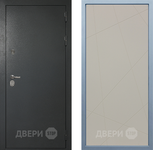 Входная металлическая Дверь Дива МД-40 Титан Д-11 Шампань в Луховицах
