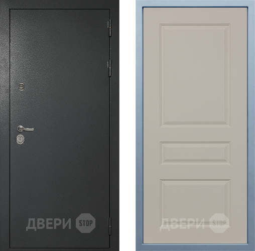 Входная металлическая Дверь Дива МД-40 Титан Д-13 Шампань в Луховицах