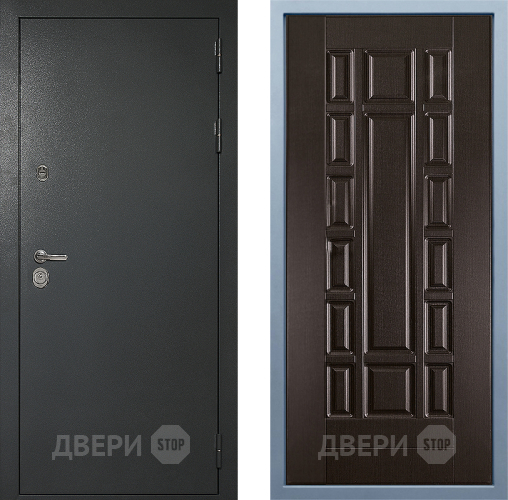 Входная металлическая Дверь Дива МД-40 Титан М-2 Венге в Луховицах