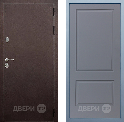 Входная металлическая Дверь Дива МД-40 Медь Д-7 Силк Маус в Луховицах
