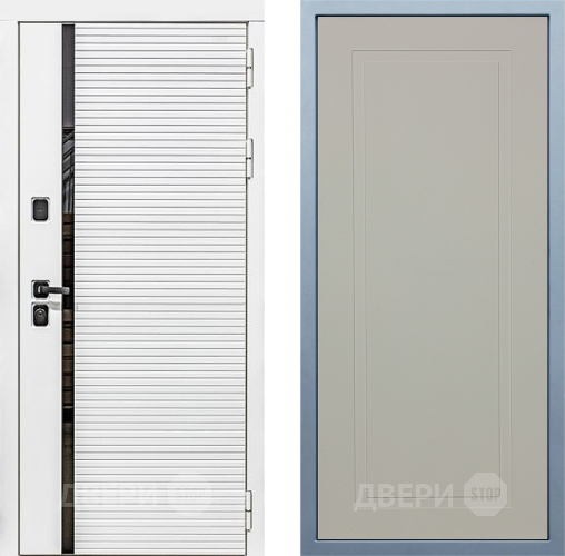 Входная металлическая Дверь Дива МХ-45 Белая STR Н-10 Шампань в Луховицах