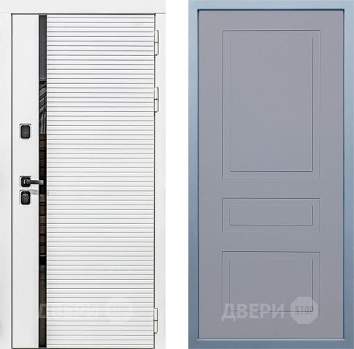 Дверь Дива МХ-45 Белая STR Н-13 Силк Маус в Луховицах