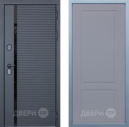 Входная металлическая Дверь Дива МХ-45 STR Н-7 Силк Маус в Луховицах