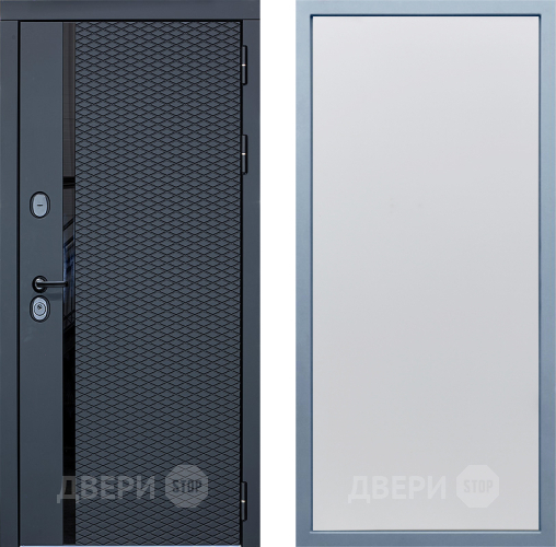 Входная металлическая Дверь Дива МХ-47 STR Н-1 Белый в Луховицах