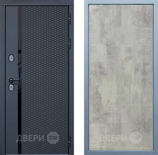Дверь Дива МХ-47 STR Д-4 Бетон темный в Луховицах