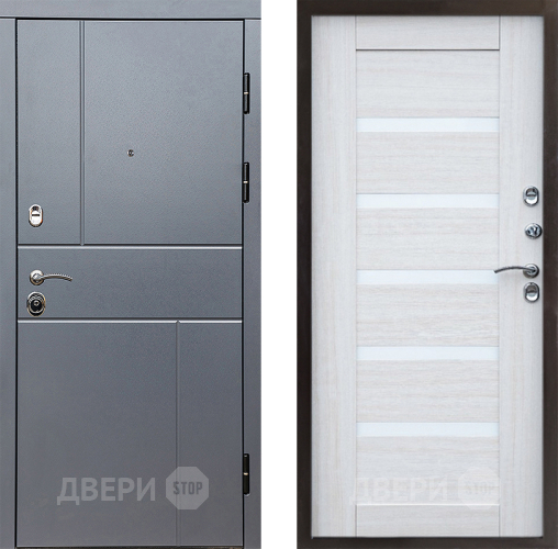 Дверь Престиж Горизонт Грэй Царга Лиственница белая в Луховицах