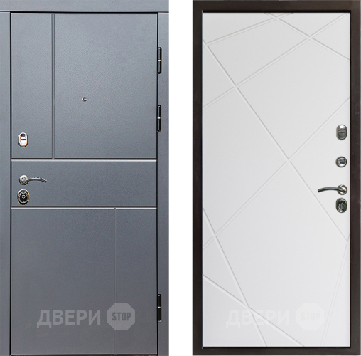 Дверь Престиж Горизонт Грэй Лучи Бетон белый в Луховицах