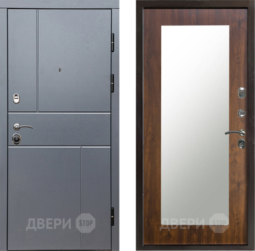 Дверь Престиж Горизонт Грэй Зеркло Пастораль Дуб в Луховицах