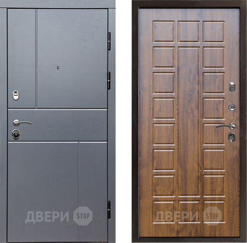 Входная металлическая Дверь Престиж Горизонт Грэй Престиж Дуб в Луховицах