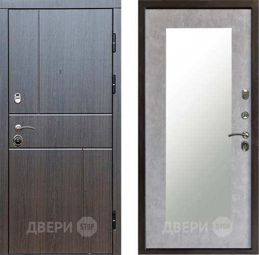 Дверь Престиж Горизонт Венге Зеркло Пастораль Бетон светлый в Луховицах