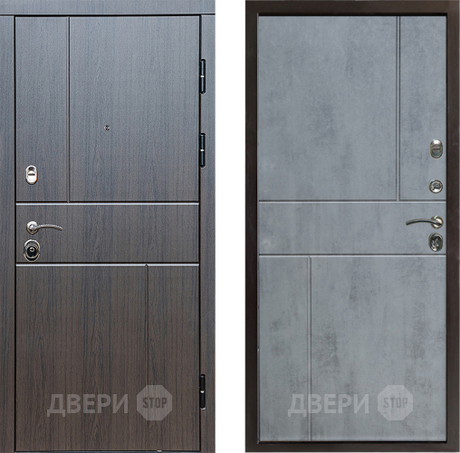 Входная металлическая Дверь Престиж Горизонт Венге Горизонт Бетон темный в Луховицах